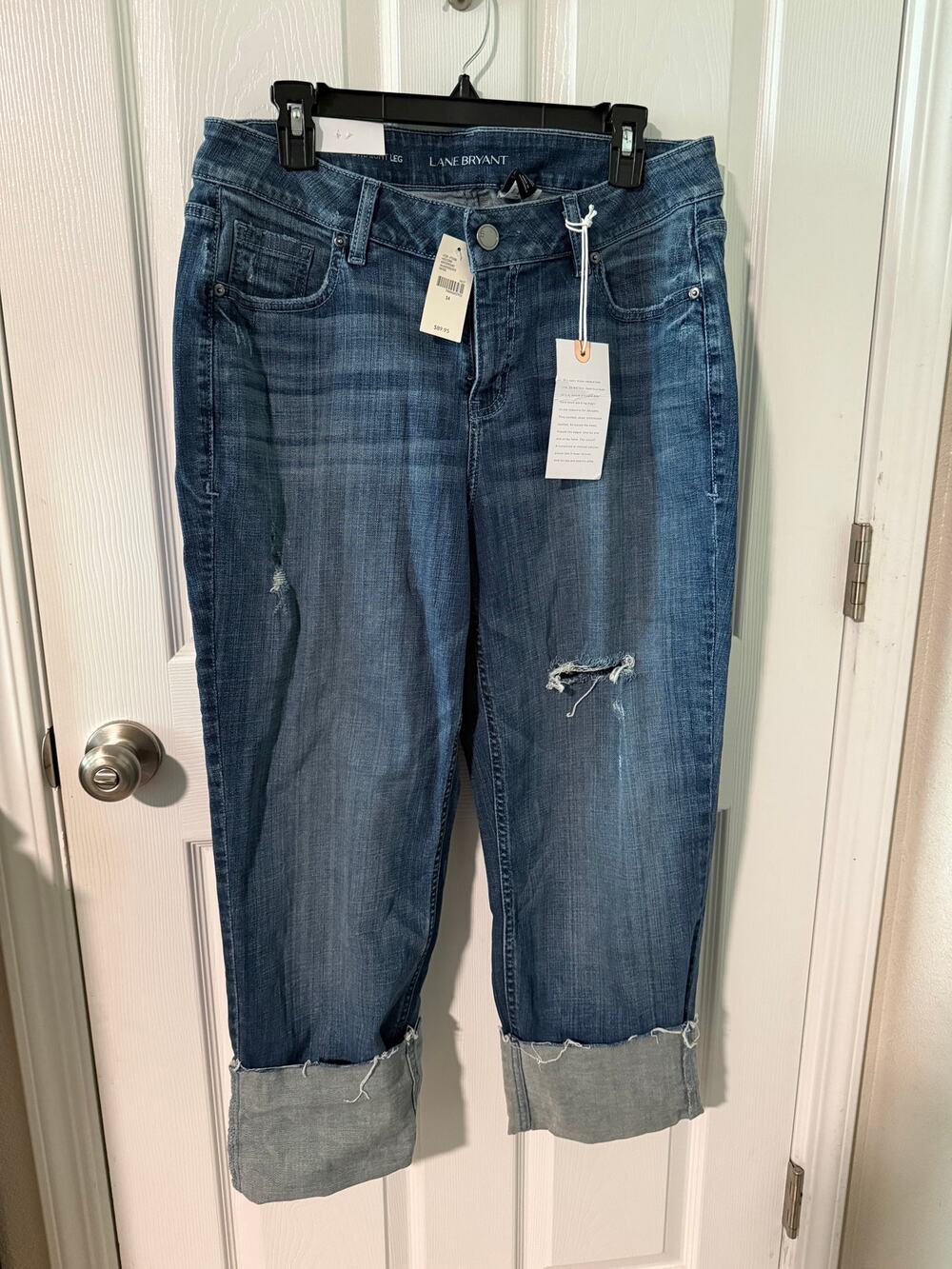 Lane Bryant Re/Made Jeans Limited Edition Denim Size 14 NWT
